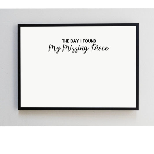 Personalised Heart Calendar Frame – Two Photos, Love Date