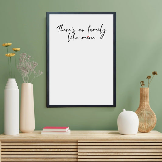 Personalised Family Crossword Frame – Custom Name Puzzle Art