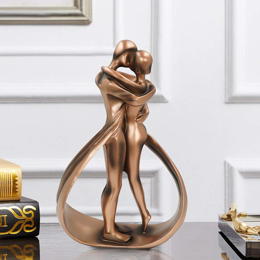 Bronze Anniversary Couple Figurines – Personalised Gift