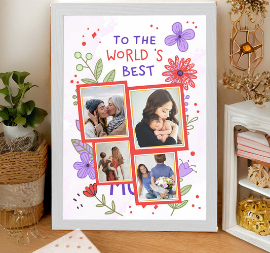 Custom Mum Memory Collage Poster – Mother’s Day Photo Gift