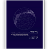 Custom Star Map Poster – Sky Full of Memories Night Print