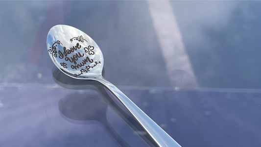 Personalised Spoon for Mum – “I Love You” Message