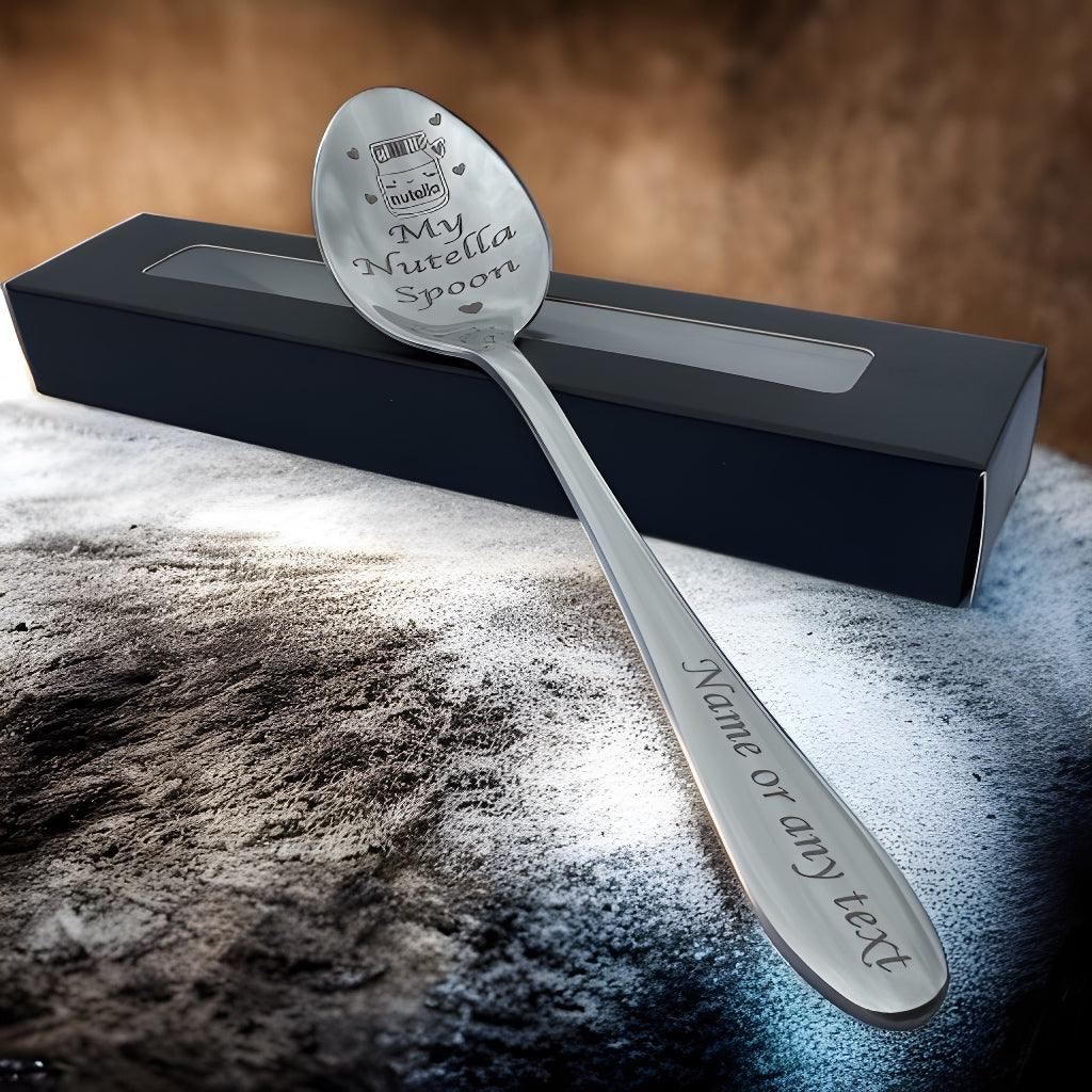 Engraved Nutella Spoon – 15cm Fun Gift Idea