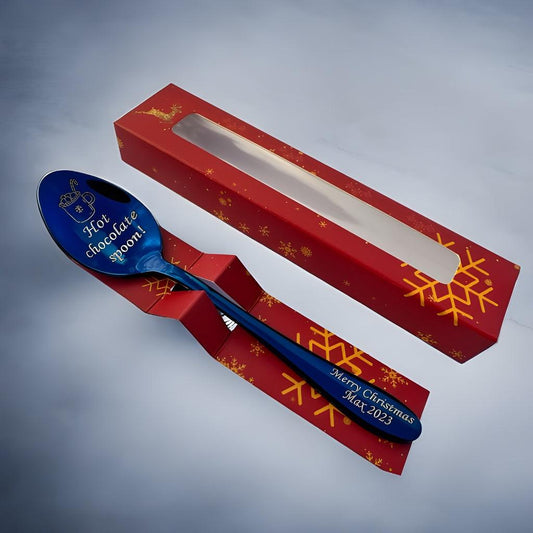 Engraved Hot Chocolate Spoon – Cozy & Custom