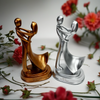 Engraved Dancing Couple Figurine – Romantic Anniversary Gift (23.5cm)
