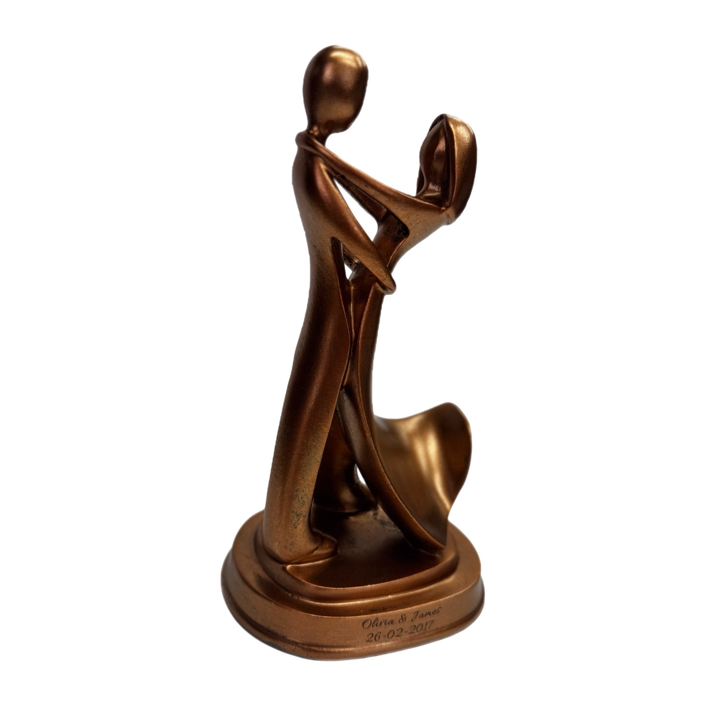 Engraved Dancing Couple Figurine – Romantic Anniversary Gift (23.5cm)