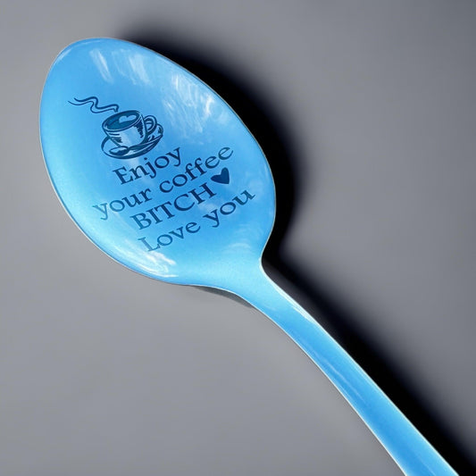 Personalised Stainless Steel Tea Spoon – Christmas Gift Idea
