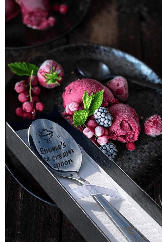Personalised Ice Cream Spoon 15cm - Whimsical Delight