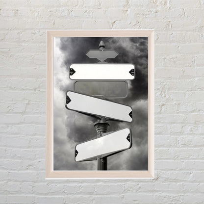Custom Street Road Sign Poster - Personalized Wall Art