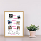 Our Love Story Poster – Personalised Timeline & Photo Print