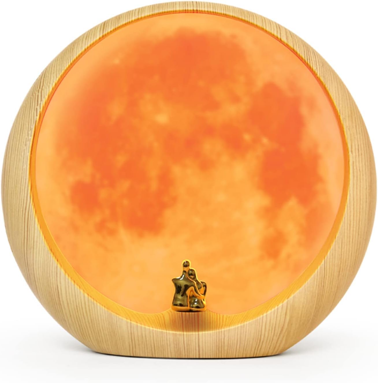 Personalized Moon Lamp with Photo & Text – Unique Custom Gift for Loved Ones