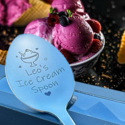 Engraved Ice Cream Spoon – Personalised Gift with Name