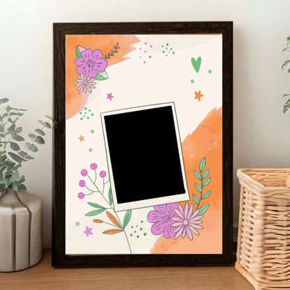 Floral MUM Poster with Photo Frame
