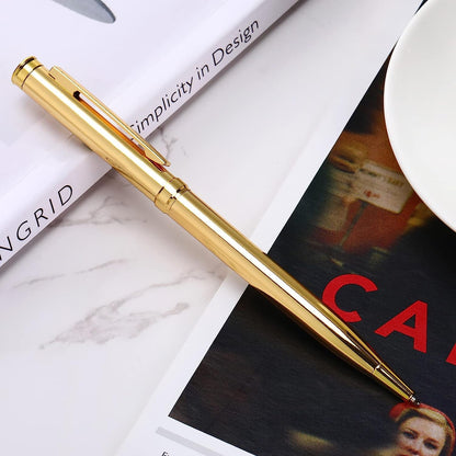 30 Personalised Engraved Luxury Metal Ballpoint Pen - Silver, Gold, Rainbow