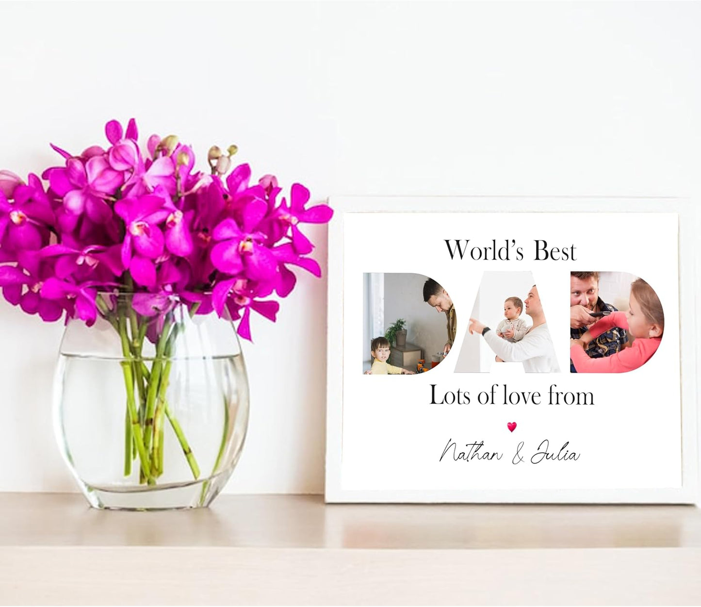 Custom Father's Day Poster – Personalised Gift