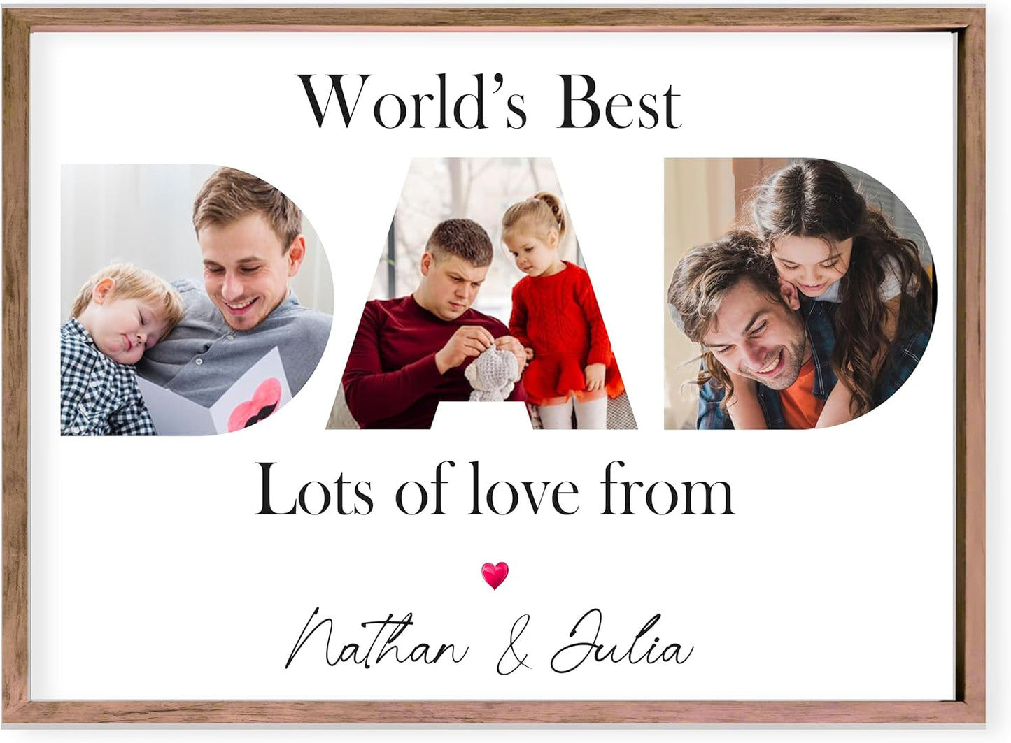 Custom Father's Day Poster – Personalised Gift