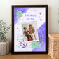 Floral Mum Photo Poster – Custom Framed Gift for Her