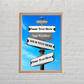 Custom Street Sign Poster – Personalised Road Name Wall Art