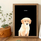 Custom Minimalist Pet Portrait – Watercolor Style