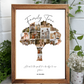 Custom Family Tree Photo Poster – Personalised Collage
