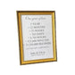 Custom 1st Anniversary Poster – Framed Gift