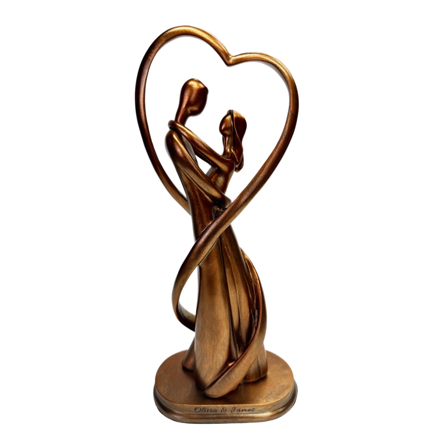 Custom Engraved Dancing Couple Figurine