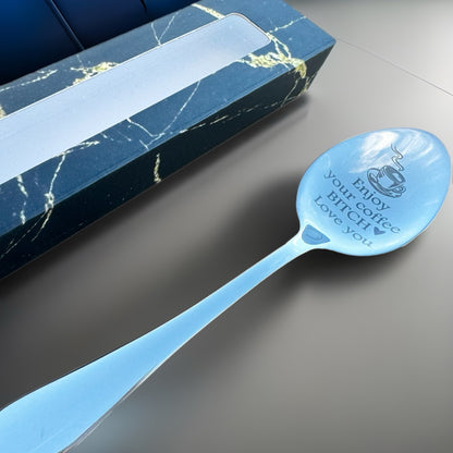 Personalised Stainless Steel Tea Spoon: The Perfect Christmas Gift!