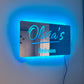 Personalised Name Decor – Modern Custom Wall Mirror