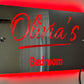 Personalised Name Decor – Modern Custom Wall Mirror