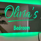 Personalised Name Decor – Modern Custom Wall Mirror