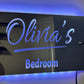 Personalised Name Decor – Modern Custom Wall Mirror