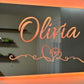 Personalised Name Mirror – Elegant Custom Wall Decor Gift