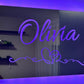 Personalised Name Mirror – Elegant Custom Wall Decor Gift