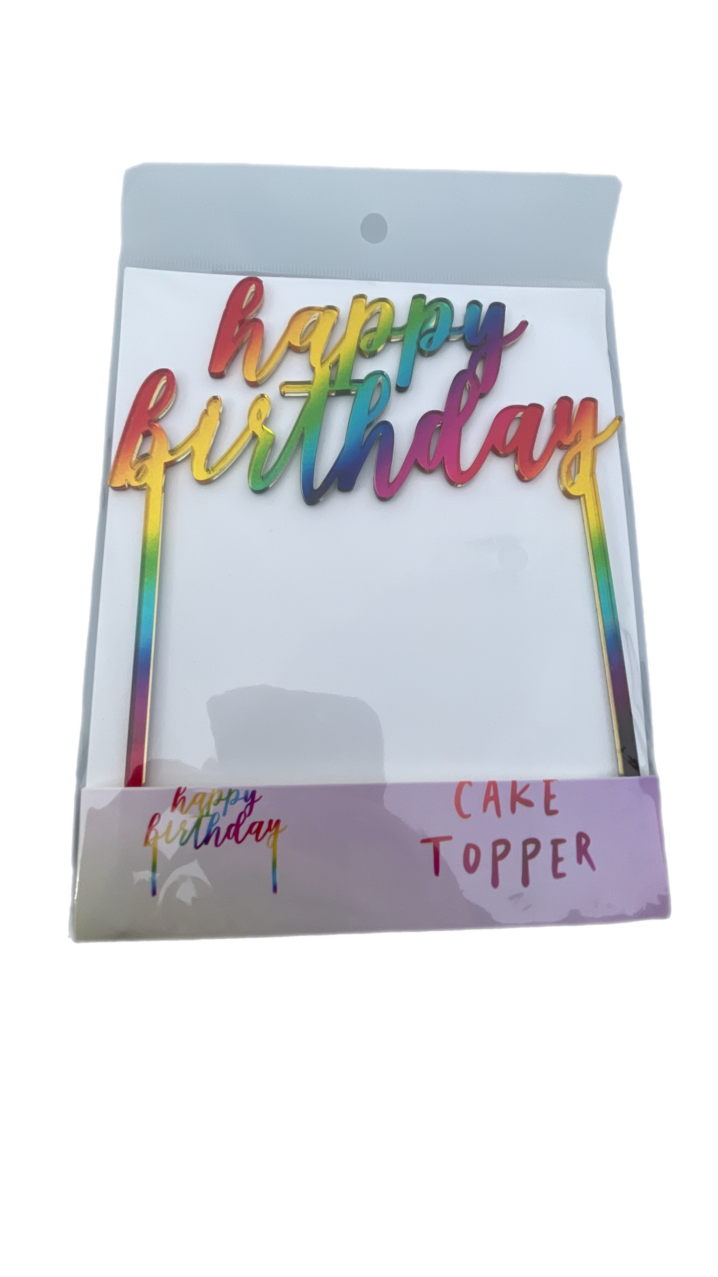 Happy Birthday Cake Toppers – Sparkle & Shine Celebration