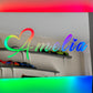 Custom Engraved LED Mirror – Remote Control, Rainbow Light