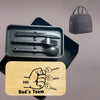 Engraved Lunch Box for Dad – ‘Dad Team’ Bento Set