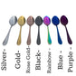 Personalised Engraved Teaspoon – Custom Text on Handle & Bowl