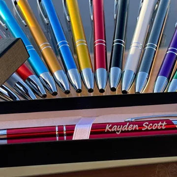 Personalised Engraved Luxury Metal Ballpoint Pen