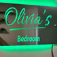 Personalised Name Decor – Modern Custom Wall Mirror