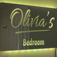 Personalised Name Decor – Modern Custom Wall Mirror